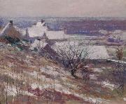 Theodore Robinson Winter Landscape oil painting reproduction